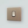 0043-VIP-SILVER-1-Gang-1-Device-1-Way-Retractive-Switch-with-Bell-Symbol-at-Lumitek-Lighting-Kenya