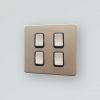 0045-VIP-SILVER-1-Gang-4-Devices-2-Way-Switch-at-Lumitek-Lighting-Kenya