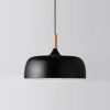 9865P black Contemporary Metal Pendant Light Shade