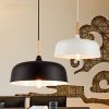 9865P black Contemporary Metal Pendant Light Shade 3