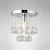 C0002 1C HOMCOM Mini Style Modern Crystal Ceiling Lamp Crystal Chandelier