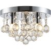 C0002 1C HOMCOM Mini Style Modern Crystal Ceiling Lamp Crystal Chandelier 2
