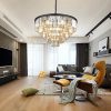Lumitek American Vintage Crystal Ceiling Pendant Lamp 189 C20538 22 MEEROSEE Lighting American Crystal Ceiling Pendant