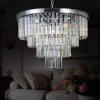 Lumitek American Vintage Crystal Ceiling Pendant Lamp 185 C20538 22 MEEROSEE Lighting American Crystal Ceiling Pendant 3