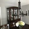 Lumitek Artistic Medieval 5-Light Candle Rustic Geometric Wagon Wheel Chandelier 185 C21 5 Medieval Artful 5 Light Candle Wagon Wheel Chandelier 3