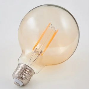 New Amber-Glass-E27-Globe-Filament-LED-Bulb