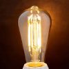 Glass-E27-Rustic-Filament-LED-Bulb- with golden lights
