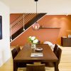 Lumitek Glass and Black Plated LED Modern Designer Pendant Light (Sold Separately) 188 Designer Dinning Table LED Pendant