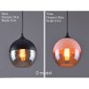 Lumitek Glass and Black Plated LED Modern Designer Pendant Light (Sold Separately) 192 D Model LED Pendant