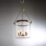 Black-Pendant-with-transparent-Glass-Shade