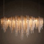 Gold Plating Vintage-Crystal-Chandelier