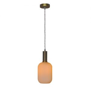 Brass-Pendant-with-golden-shade