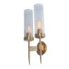 Brass-Wall-Lamp-with-Clear-Glass-Shade-3