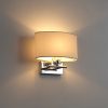Beige-Shade wall lamp in LED