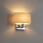 Beige-Shade wall lamp in LED