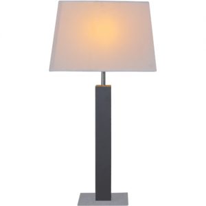 Wenge-Wood-Room-Table-Lamp-with-White-Fabric-Shade