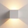 wall lights in white plaster