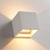 top quality white plaster led wall lights