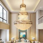 Stunning-Glass-Iron-and-Crystal-LED-Modern-Pendant-Chandelier