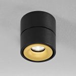 Gold-Aluminum-LED-Spotlight with black coated