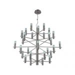 Gold-Bend-Pipe-Pendant-Lamp-with-Frosted-Shade