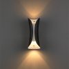 wall lamp with black and golden shade