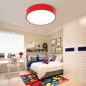 Clear Red With white Shaded Ceiling LED Lights