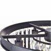 Lumitek Lavender Iron and Glass Energy Saving Modern Crystal Chandelier 18W-250W 187 Crystal-Chandelier-18W-250W