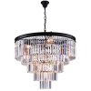 Lumitek Lavender Iron and Glass Energy Saving Modern Crystal Chandelier 18W-250W 189 Lavender-Iron-and-Glass-Energy-Saving