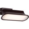 adjustable Matt-Black-LED-Wall-Lamp-with-Clear-Opal-Acrylic-Shade-18W 2