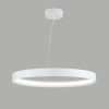 LED Pendant with circular white Shade