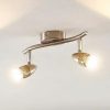 Nickel-and-Chrome designer golden shaded led lights
