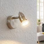 spotlights in golden shades