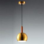 Light-Coffee-Wood pendant