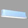 Sky blue LED-Wall-Lamp-with-Clear-Opal-Acrylic-Shade