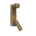 Nickel-LED-Wall-Lamp-with-Clear-Shade-1x7W-1x3W-LU-LWL-MT3789-3W-7W