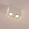 Surface-mounted-White-Aluminum-golden shaded- down lights