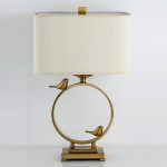 MT4037 Nordic Birds Ring Table Lamp Fashion Copper 2
