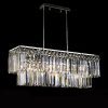 TD20538 8NI CL Modern Chandelier Crystal Light Fitting Rectangle 3