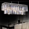 TD20538 8NI CL Modern Chandelier Crystal Light Fitting Rectangle 4