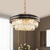 excel b16 Crystal chandelier golden Modern luxury