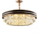 excel b16 Crystal chandelier golden Modern luxury 2