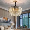 Lumitek Modern Decor LED Crystal Chandelier 187 excel b19 Modern hanging restaurant decor led chandelier Crystal 3