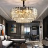 Lumitek Modern Decor LED Crystal Chandelier 185 excel b19 Modern hanging restaurant decor led chandelier Crystal 4