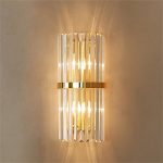 excel b2 Custom modern luxury crystal wall lamp for bedside 2
