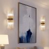 Lumitek Modern Golden Luxury European Crystal Glass Wall Sconce Lamp 187 excel b31 Modern Golden Luxury European Hotel Living Room Light 5