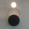 excel b33 Modern Style D28 H48 G9 Gold Black Metal Wall Lamps