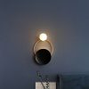 Lumitek New Modern G9 Golden Black Wall Lamp 188 excel b33 Modern Style D28 H48 G9 Gold Black Metal Wall Lamps 7