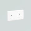 MK Electric 13A 2-Gang Unswitched Double (Twin) Sockets at Lumitek Lighting Kenya Nairobi 1